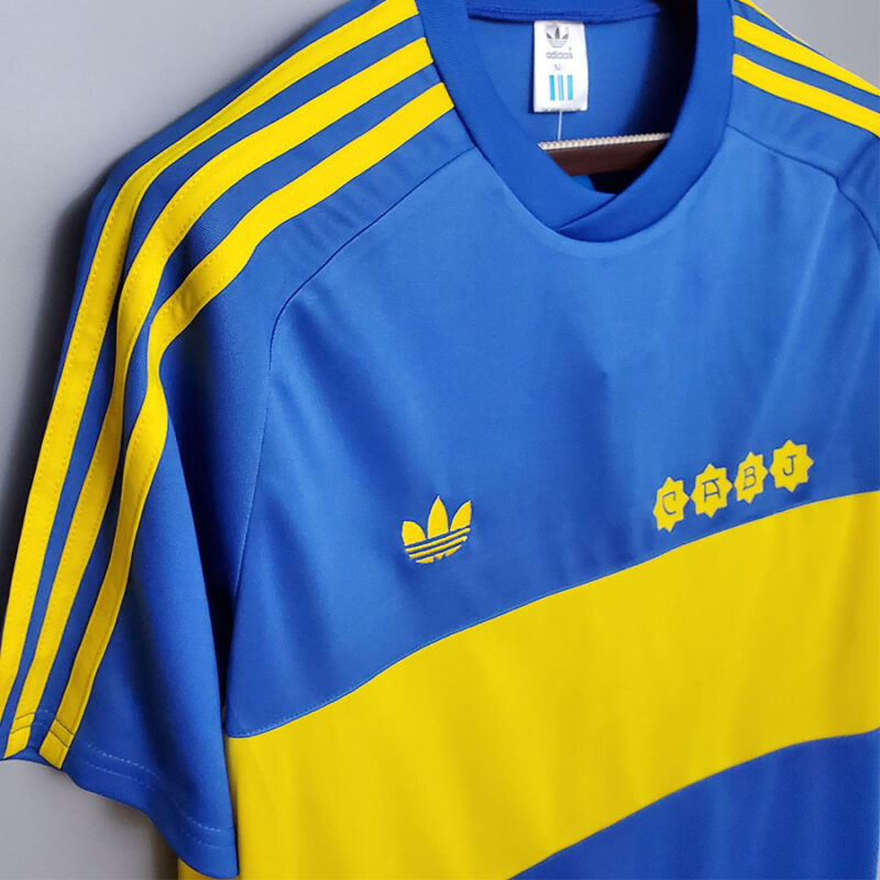 1981 Boca Juniors Home Retro Soccer Jersey - Image 3