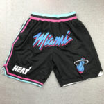 Heat Black City Edition Top Quality NBA Pocket Pants * 热火