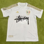 2023 Italy White 125th Anniversary Edition Fans Soccer Jersey (带广告)