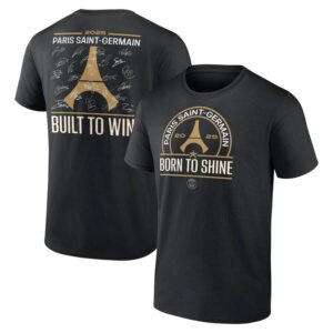 2025 PSG Black High Quality Casual T-Shirt (BORN TO SHINE)