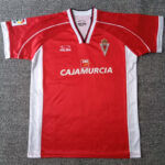 1999-2001 Real Murcia Red Retro Soccer Jersey (带章)