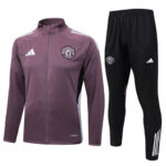25-26 Man Utd Grey purple Jacket Tracksuit #A2550