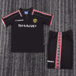 1998-1999 Man Utd Third Kids Retro Soccer Jersey