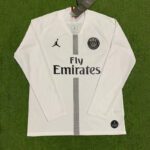 2018-2019 PSG Paris Jordan White Long Sleeve Retro Soccer Jersey (长袖)