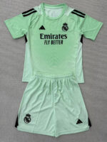 25-26 RMA Green GoalKeeper Kids Soccer Jersey