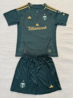 25-26 Portland Timbers Home Kids Soccer Jersey (带章)