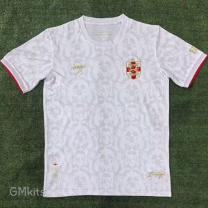 24-25 England Comma White Special Edition Fans Soccer Jersey