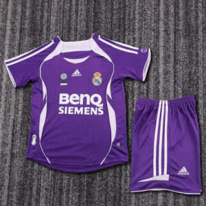 2006-2007 RMA Away Kids Retro Soccer Jersey