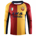 2001-2002 Roma Home Retro Long Sleeve Soccer Jersey (长袖)