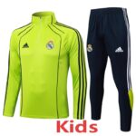 25-26 RMA Grass green Kids Half Pull Tracksuit #E2574(童装)(半拉链)