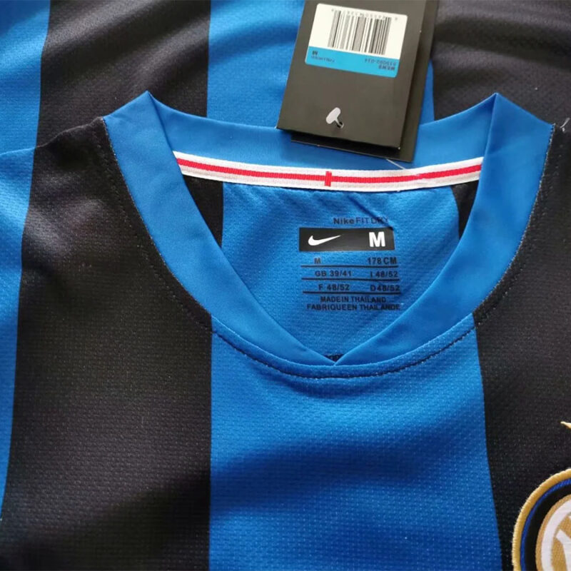 2008-2009 INT Home Retro Soccer Jersey - Image 3