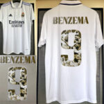 22-23 BENZEMA #9 Golden Ball RMA Home Fans Soccer Jersey