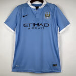 2015-2016 Man City Home Retro Soccer Jersey