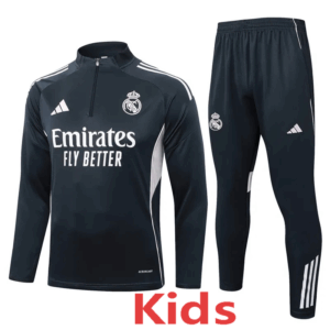 25-26 RMA Dark gray Kids Half Pull Tracksuit #E2594(童装)(半拉链)