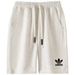 2025 AD Light gray Pure Cotton Fabric Casual Short Pants *浅灰色