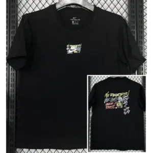 T258 NK Black High Quality Casual T-Shirt