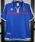 2000-2001 France Home Retro Soccer Jersey