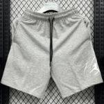 M16 Jordan Grey Pure Cotton Fabric Casual Short Pants