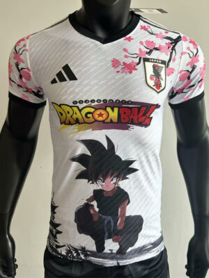 25-26 Japan White Special Edition Player Version Soccer Jersey (龙珠黑悟空)
