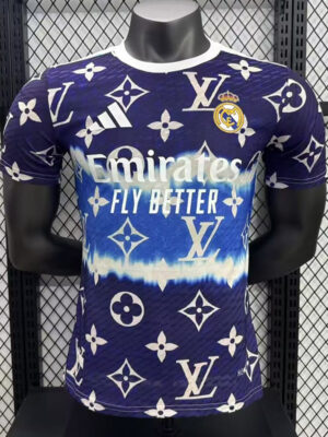 25-26 RMA Purple Blue Special Edition Player Version Training Shirts (L)