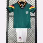 1992 Germany Away Kids Retro Soccer Jersey