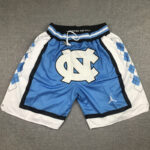 North Carolina Blue City Edition Top Quality NBA Pocket Pants *北卡