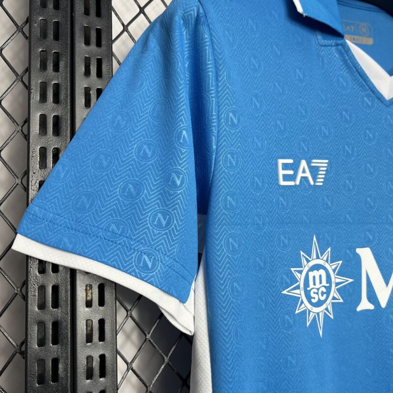 24-25 Napoli Home CAMPIONI D'ITALIA &4 SORGESANA Fans Soccer Jersey - Image 9