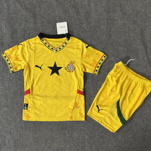 24-25 Ghana  Away Kids Soccer Jersey