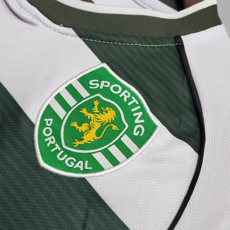 2001-2002 Sporting Lisbon Home Retro Soccer Jersey - Image 3