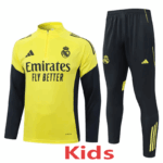 25-26 RMA Yellow Kids Half Pull Tracksuit #E25114(童装)(半拉链)
