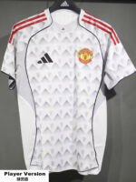 25-26 Man Utd Grey White Special Edition Player Version Training shirts
