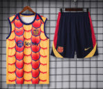 24-25 BAR Red-Yellow Tank top and shorts suit