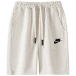 2025 NK Light gray Pure Cotton Fabric Casual Short Pants