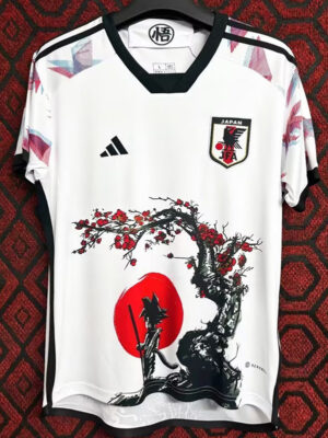 2024 Japan White Special Edition Fans Soccer Jersey (悟空太阳)