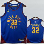 22-23 Nuggets GORDON #32 Blue Top Quality Hot Pressing NBA Jersey (Trapeze Edition) 飞人版