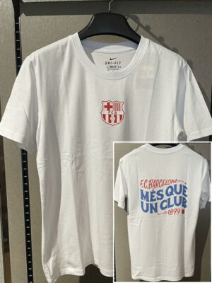 25-26 BAR White High Quality Casual T-Shirt #圆领红标