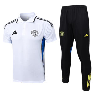 25-26 Man Utd White Polo Tracksuit #C2562