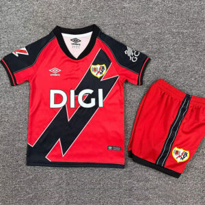 25-26 Rayo Vallecano Away Kids Soccer Jersey