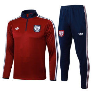 25-26 ARS Jujube red Half Pull Tracksuit #B2539(半拉链)