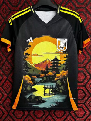 24-25 Japan Black Special Edition Fans Training Shirts (日落)
