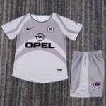 2001-2002 PSG Away Kids Retro Soccer Jersey