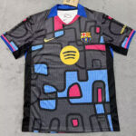 25-26 BAR Grey Black Special Edition Fans Training Shirts
