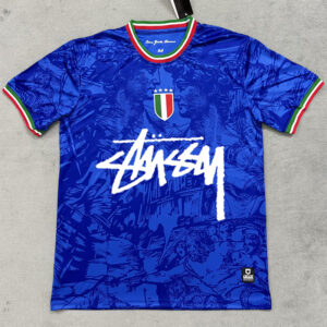 24-25 Italy Blue Special Edition Fans Soccer Jersey (Print Personalized AD)