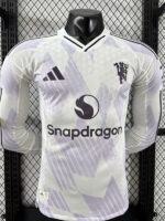 25-26 Man Utd Away Long Sleeve Player Version Soccer Jersey (长袖球员)