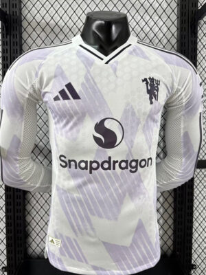 25-26 Man Utd Away Long Sleeve Player Version Soccer Jersey (长袖球员)