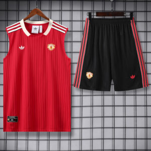 25-26 Man Utd Red Tank top and shorts suit