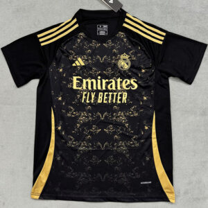 24-25 RMA Black Special Edition Fans Soccer Jersey (黑金前金)