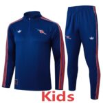 25-26 ARS Royal blue Kids Half Pull Tracksuit #E2512(童装)(半拉链)