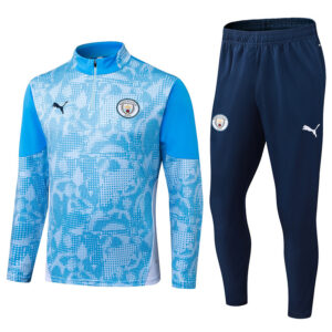 25-26 Man City Light blue Half Pull Tracksuit (半拉链)