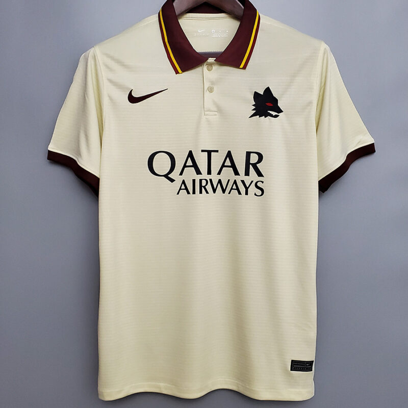 20-21 Roma Away Retro Soccer Jersey - Image 2